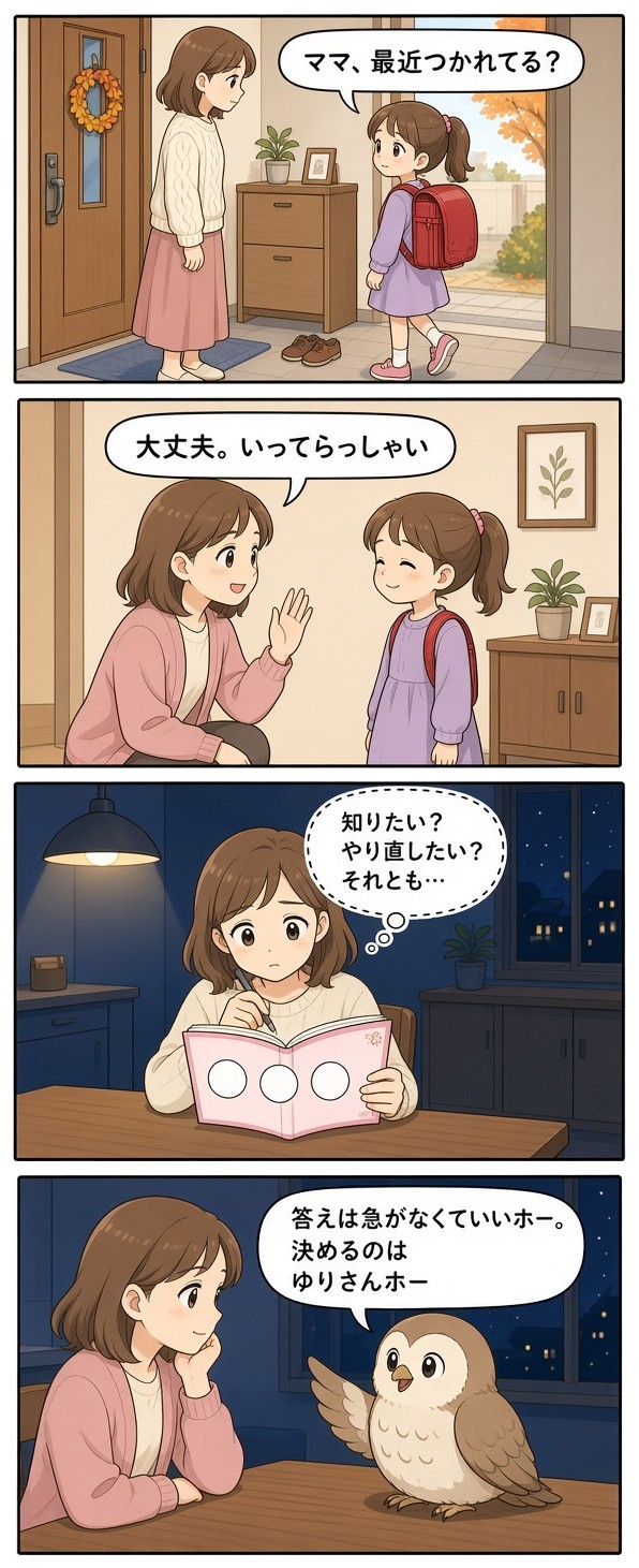 漫画『ゆりの一週間』「決めるのは、わたし」